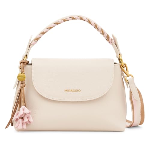 Image of Miraggio Summer Scoop Top Handle Satchel Handbags For Women With Adjustable & Detachable Crossbody Sling Strap | Handbag For Woman For Daily Use | Women Purse Handbag | Gift Items