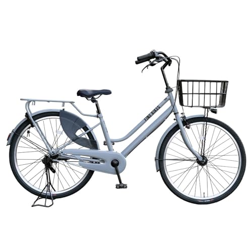 [11月中旬頃発送]完成品でお届け! ビファイン 3人乗り可能 自転車 26インチ 幼児2人同乗BAA付き シマノ 3段変速 子供乗せ自転車 オートライト LEDライトBFPK263-BAA[クールグレー(GR) ]