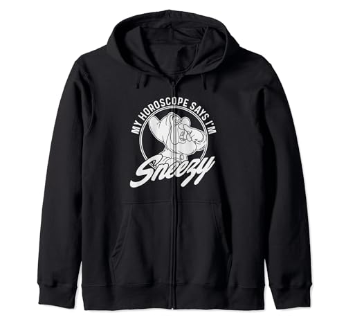 Sweat Sneezy Disney Blanche-Neige zippé pour contrer le froid avec humour