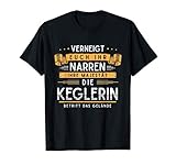 Keglerin Betritt Gelände, Kegeln, Kegelhalle T-Shirt