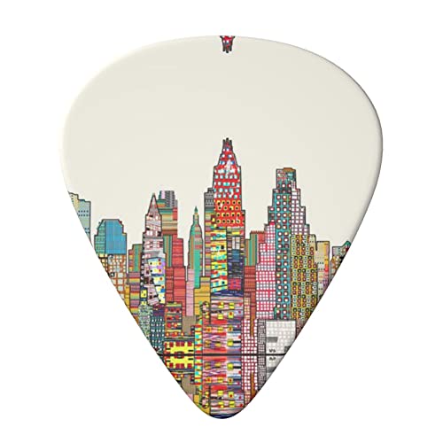 Austin Texas Lot de 6 médiators pour guitare acoustique, guitare électrique, basse, ukulélé – fin, moyen et épais - Les Beatles, Paul McCartney, John Lennon, RIngo Starr, George Harrison Austin Texas Lot de 6 médiators pour guitare acoustique, guitare électrique, basse, ukulélé – fin, moyen et épais – Image 4