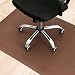 Office Chair Mat Brown, Non-Curve Under Computer Desk Pad for Hardwood Floor and Heavy Appliance, Anti-slip 47x35x.07" Rectangular Floor Protector, Not Suitable for Carpets