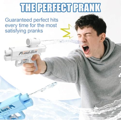 Image of Prank Water Gun, 2026 Upgrade Prank Two-Way Water Gun, Reverse Pranks Surprise Waters Guns, Hilarious Novelty Toy for Parties & Summer Fun (Blue) (2 PCS Prank Water Gun)