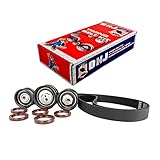 DNJ TBK315 Timing Belt Kit for 1995-2005 Cadillac, Saab, Saturn 9-5, 9000, Catera 3.0L-3.2L V6 24V DOHC 3000cc