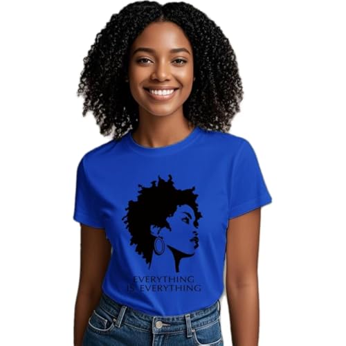 Image of Black History Shirts Black Graphic tees for Men and Women, Magic Fashion Afro American Natural Hair Vintage Melanin T-Shirts