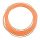 Hochleistungs-Urethan-Rundriemen, PU-Antriebsriemen Polyurethan-Rundriemen für Antriebsübertragung Orange(4mm*10m)