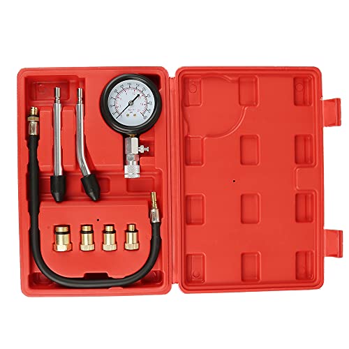 Testeur de Compression de Cylindre de Moteur Essence Diesel, Compressiometre Essence et Diesel Compressiometre Moteur Testeur de Compression pour Moto,Auto
