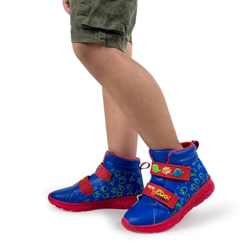 Image of KazarMax Hopits Kids Boys and Girls Ankle Length | High Top | Slip-on Sneakers Shoes | Lightweight | Outdoor Shoes Collection