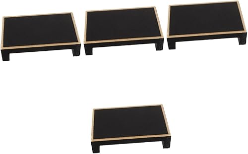 EXCEART 4pcs Jewelry Tray Trinket Plate Appetizer Tray Candy Nut Tray Jewelry Plate Bangle Display Stand Bracelet Holder Stand Small Decorative Tray