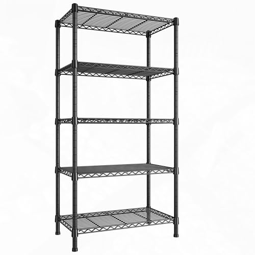 REIBII 5-Tier Wire Shelving Rack