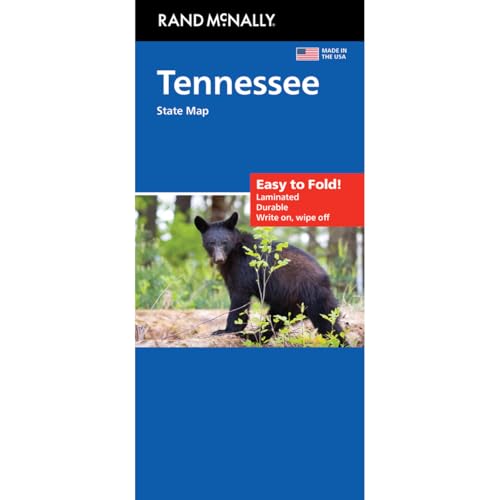 Rand McNally Easy to Fold: Tennessee State Laminated Map