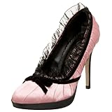 Pleaser Women's Bliss-38 Platform Pump,Pink/Black,8 M US