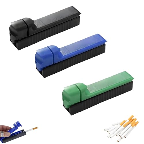 3 PCS Zigarettenstopfmaschine, Stopfmaschine Für Zigaretten Zigaretten Stopfgerät Zigarettenstopfer Tabak Stopfmaschine Zigarettenmaschine Für 8mm Tubes Drei Farben Für Zu Hause & Unterwegs 3 PCS Zigarettenstopfmaschine, Stopfmaschine Für Zigaretten Zigaretten Stopfgerät Zigarettenstopfer Tabak Stopfmaschine Zigarettenmaschine Für 8mm Tubes Drei Farben Für Zu Hause & Unterwegs
