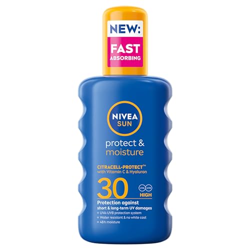 NIVEA SUN Solskydd Protect & Moisture Sun Spray SPF30 200 ml