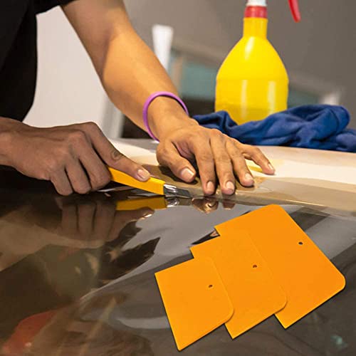 Tinsky Body Filler Spreaders, 15Pcs 4, 5, & 6 Inch Automotive Body Fillers Hard Plastic Spreaders Auto Body Spreader For Applying Fillers, Putties, Glazes Or Caulking Agents Car Body Maintenance #TOP3