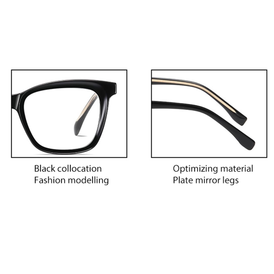 Damskie modne okulary typu cat eye z pełną oprawką