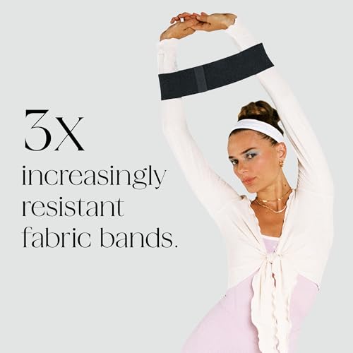 Image of Bala Bands Resistance Bands, Non-Slip Fabric Exercise Bands | Non-Slip Ankle, Legs, Glutes & Booty Bands, Women & Men - Loop Workout Bands for Yoga, Pilates & Strength Training