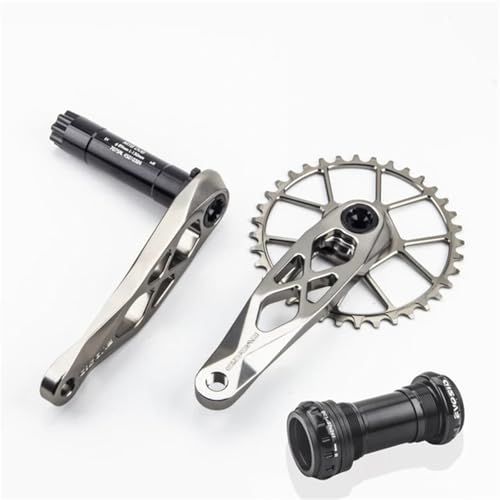 MTB �o�C�N 3 �l�C�� �X�g���[�g �}�E���g �N�����N�Z�b�g�ADUB 29mm ���A165mm 170mm �G���f���[�� AM �}�E���e���o�C�N�p(Titanium 32T BB,170mm)
