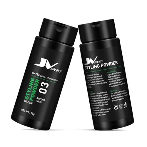Styling Powder for Voluminous, Textured Hair – Adds Grip for Effo...