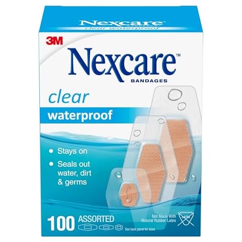 Nexcare Waterproof Bandages, Stays on Cover