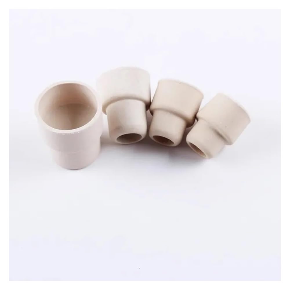Tapón de goma laboratorio gris blanco tamaños 14 19 24 50 100 Uds tapa rosca inversa | White No.24 100pcs