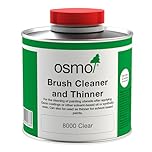 Osmo Brush Cleaner & Thinner 8000 - Paint Brush Cleaner & Paint Thinner, 500ml - Brush Cleaner for Cleaning Paint Brushes, Paint Rollers & Painting Utensils - Suitable for Osmo Wood Oils