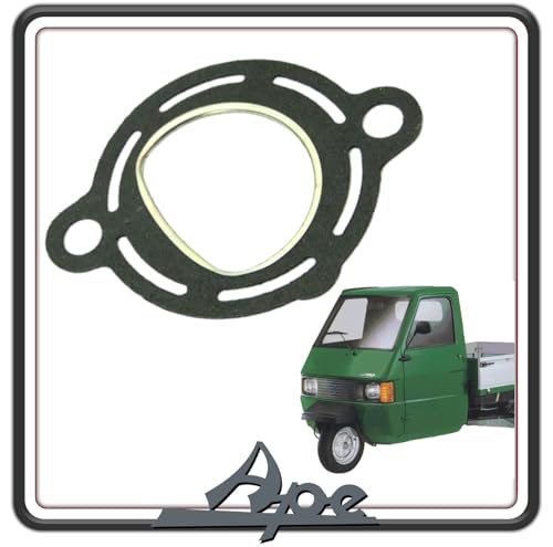 RICAMBIO COMPATIBILE GUARNIZIONE SCARICO MARMITTA COMPATIBILE CON PIAGGIO APE CAR P2 - P3 - APE MP P501 - P601 - APE 602 - APE TM 703