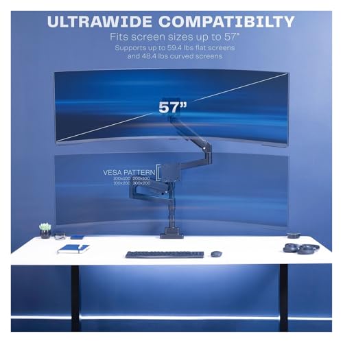 Support pneumatique double moniteur NBYGSC contre le mal de dos