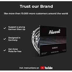 HAVENDI® Cordes pour guitare électrique – cordes en acier de qualité supérieure pour guitare électrique avec revêtement… - Les Beatles, Paul McCartney, John Lennon, RIngo Starr, George Harrison HAVENDI® Cordes pour guitare électrique - cordes en acier de qualité supérieure pour guitare électrique avec revêtement… – Image 4