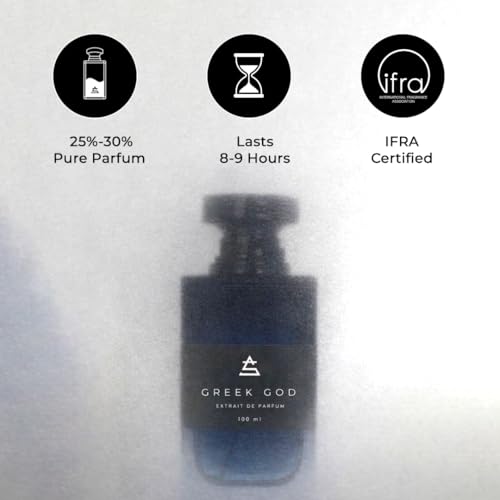 Image of Scentitude GREEK GOD Extrait de Parfum - Fresh, Clean & Long-Lasting Luxury Perfume for Men & Women | Unisex | Modern Aquatic Fragrance (100ml)
