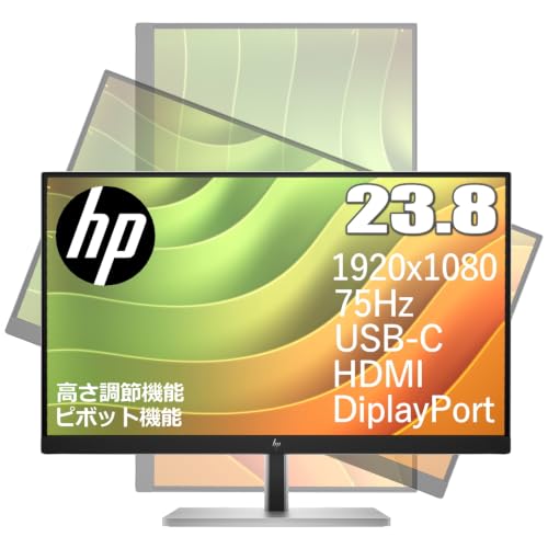 Amazon.co.jp: 【縦横回転・USB Type-C】HP E24u G5 23.8型 FHD USB-C