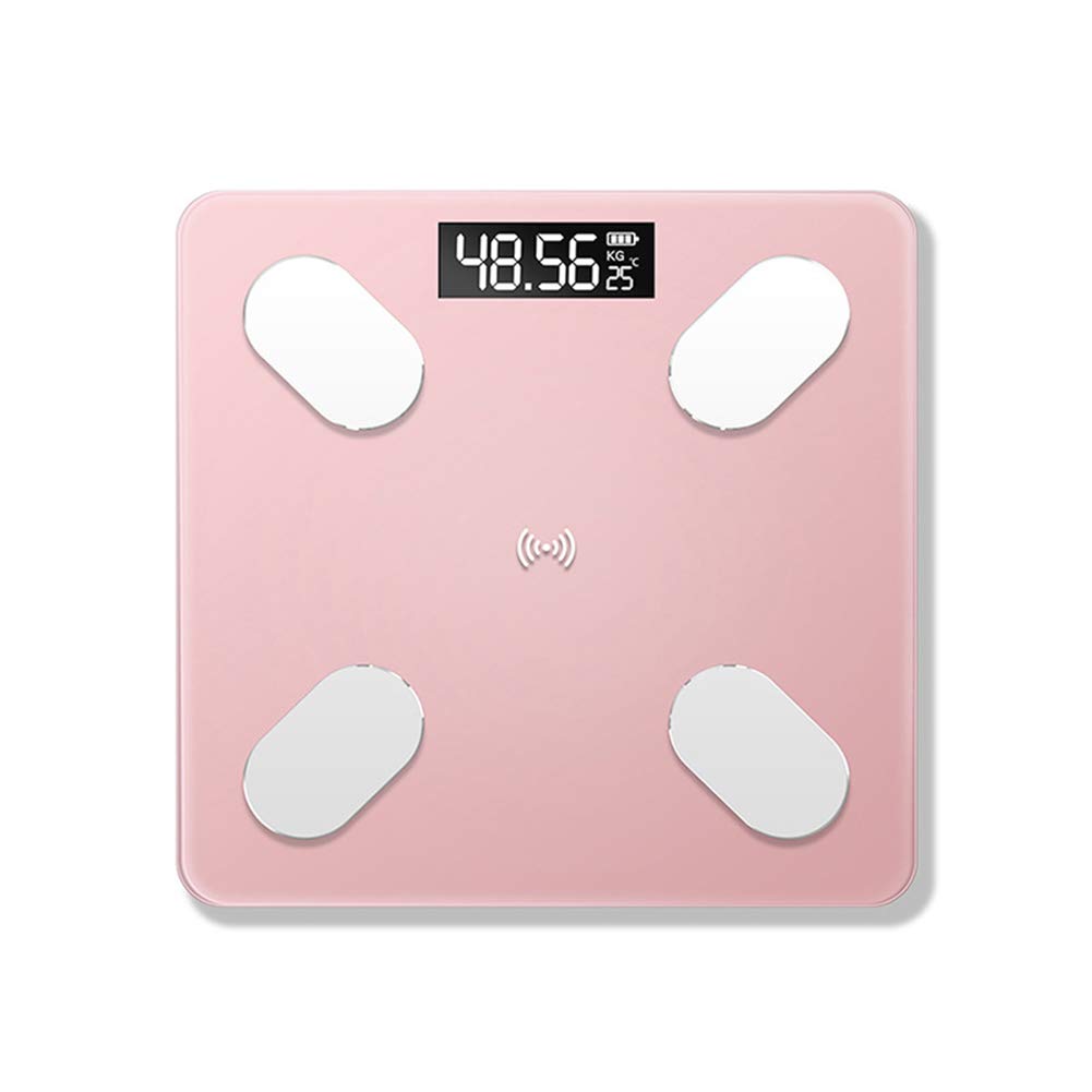 Pèse-personne électronique Bluetooth et balance de salle de bain LED rechargeable USB modèle B
