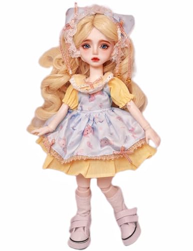 Linara Muñeca BJD 30 cm con Vestido y Accesorios miniatura 4