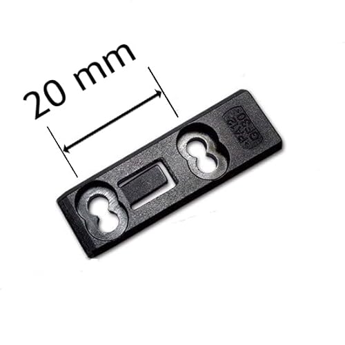 CR-MOESANCO® Kompasse-Set rechts + links Polifix + Basis aus Polyfix für Wohnwagen, 20 cm, Fensterarm für Wohnmobil, Halterung, 200 mm, Halterung zum Heben