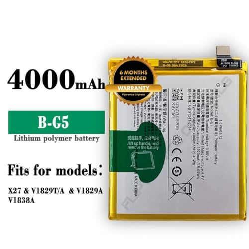 Image of B-G5 Battery for Vivo X27 X27A V1829 V1829A Battery with 6 Month Warranty**** (X151)