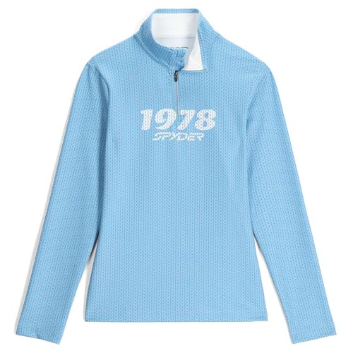 Spyder Vivid 1/2 Zip haut de sport thermique pour femme idéal pour le ski et la randonnée