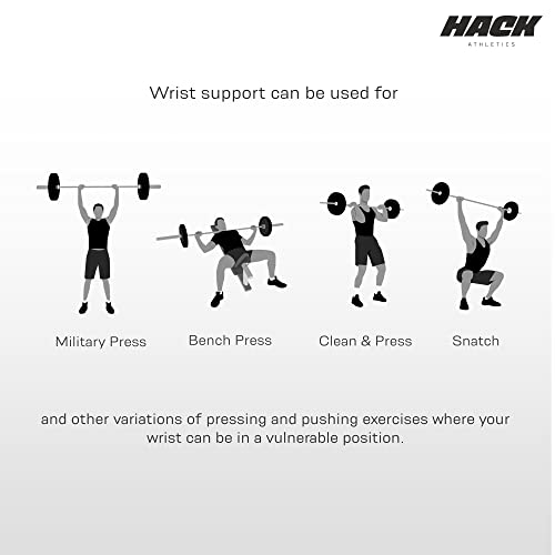 Hack Athletics Professional 24" Flexible Wrist Wraps with Thumb Loops - Image 5