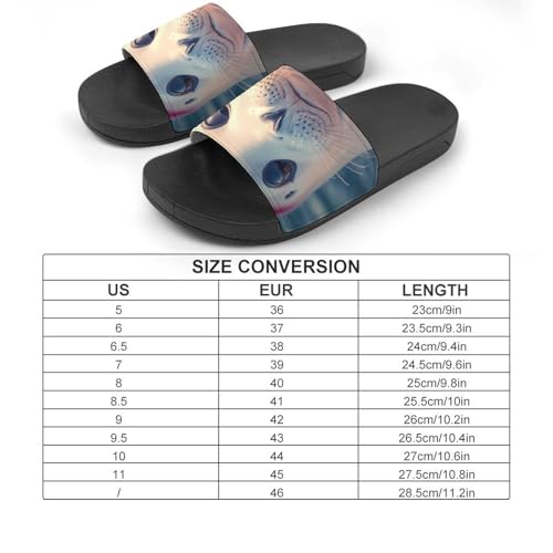Cute White Seal with Bow Tie House Sandals Slip On Bathroom Slippers Beach Summer Shoes for Men Women2