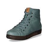 Andrea Conti Damen Sneaker, Petrol/Brandy, 39 EU