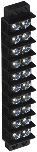 Ideal 89-310 Terminal Strips, Philslot Zinc Plated Steel, 10 Poles, 22 To 14 Awg #TOP20