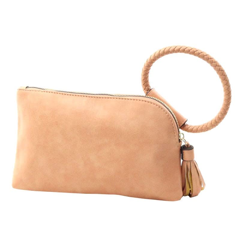 Image of Womens Clutch Purse Wristlet Wallet Evening w /Hand Strap Casual Formal Vegan Leather - Metro Muse