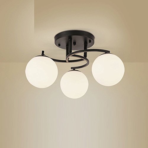 Luminaire suspendu design moderne avec abat-jour en verre dépoli