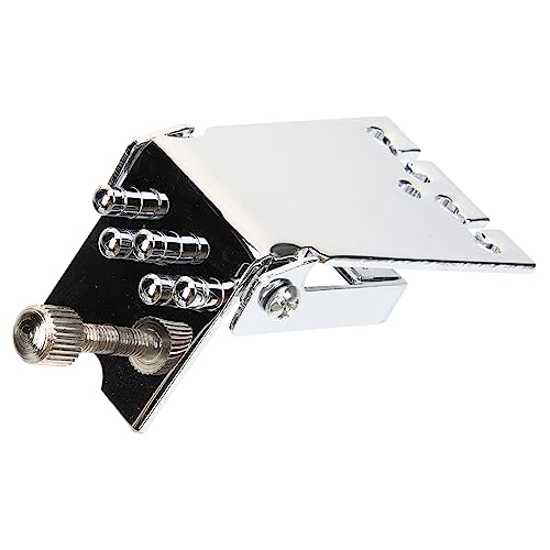 Yardwe 5-string Banjo Tailpiece Replacement Metal Banjo Parts Goldtone Accessories Easy Install Kit