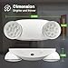 FREELICHT 12 Pack Emergency Lights for Business, with Battery Backup, Two Head Adjustable LED Emergency Lighting, UL 924 Certified,AC 120/277V