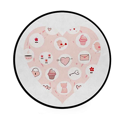 Paillasson d'intérieur rose anti-traces et absorbant pour protéger vos parquets - 2