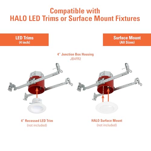 HALO 4-Pack 4" Fire-Rated Junction Box Housing - image 5