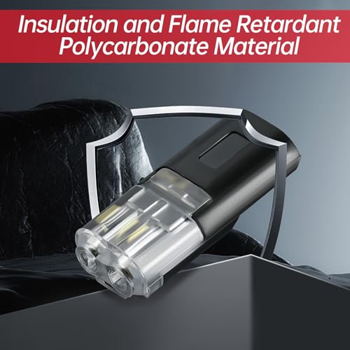 Cisyia 50 Stück Auto Kabelverbinder Wasserdicht 2 Polig, 12V Stecker 2 Pin, Kabel Steckverbinder Schneller Kabelstecker Verbindungen 12V Steckverbindung Wire Connector für 18-22 AWG Kabel Crimp
