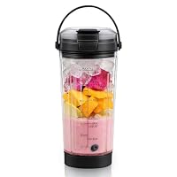 PCTTOIL Mixgefäß kompatibel mit Ninja Blast Tragbarer Mixer, 530ml Mixbecher mit Trink- und Auslaufsicherer Deckel für Ninja Blast BC151EUBK/BC151EUNV/BC151EUPR/BC151UKEUGV (Schwarz)