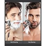 Brightup Beard Trimmer for Men - Electric Razor & Shaver, Cordless Hair Clippers Trimmers Set, IPX7 Waterproof Mens Grooming Kit for Shaving Face, Mustache, Body, Ear, Nose Hair Trimmer, Gifts for Men - Image 5
