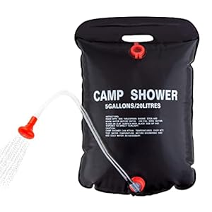 CARTMAN 5 Gallons Portable Solar Camping Shower Bag for Outdoor Traveling Hiking Summer Shower
